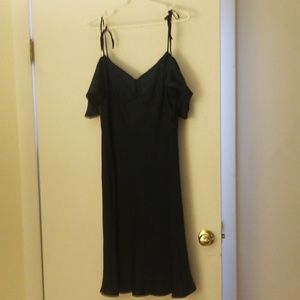 Express midi dress-navy blue